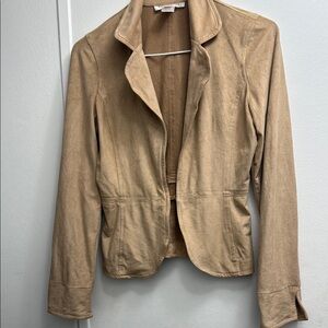 Elegant Tan Women's Blazer